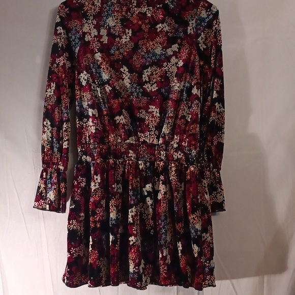 Ella Moss Red Long Sleeve Crew Neck Sundress Girls Size 12 - Picture 5 of 5